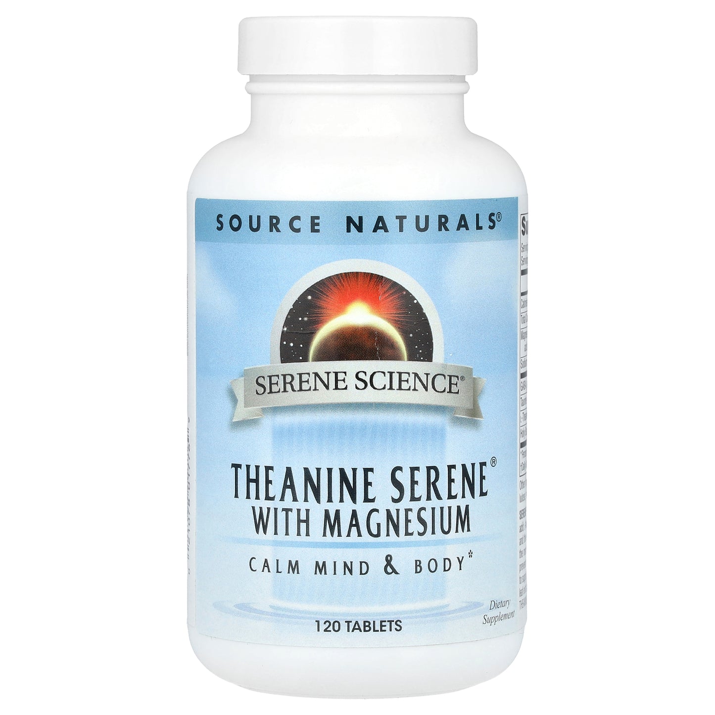 Source Naturals, Theanine Serene® With Magnesium, 120 Tablets