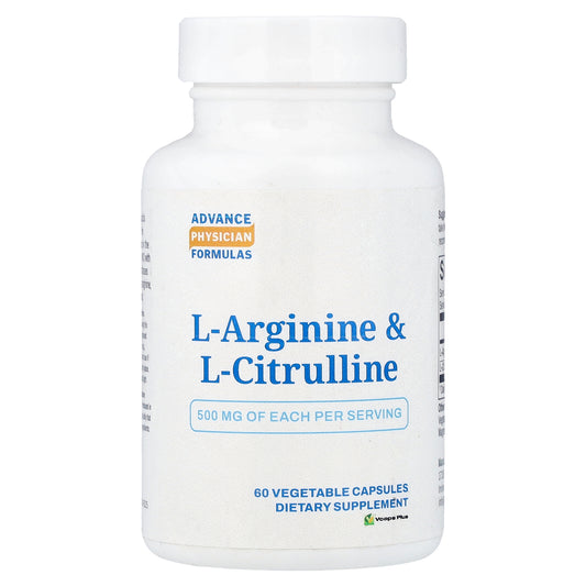 Advance Physician Formulas, L-Arginine & L-Citrulline, 60 Vegetable Capsules