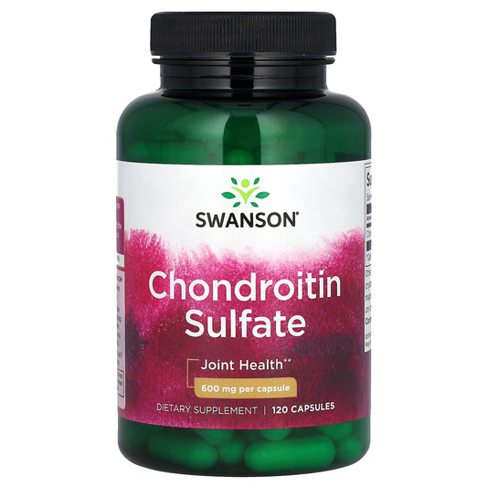 Swanson, Chondroitin Sulfate, 600 mg, 120 Capsules