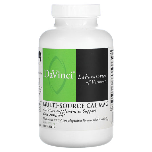 DaVinci Laboratories, Multi-Source Cal Mag, 180 Tablets