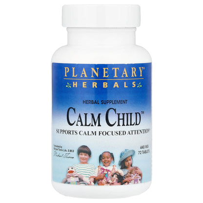 Planetary Herbals, Calm Child™, 72 Tablets