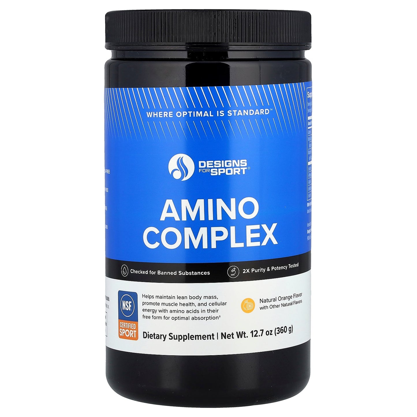 Designs For Health, Amino Complex, Natural Orange , 12.7 oz (360 g)