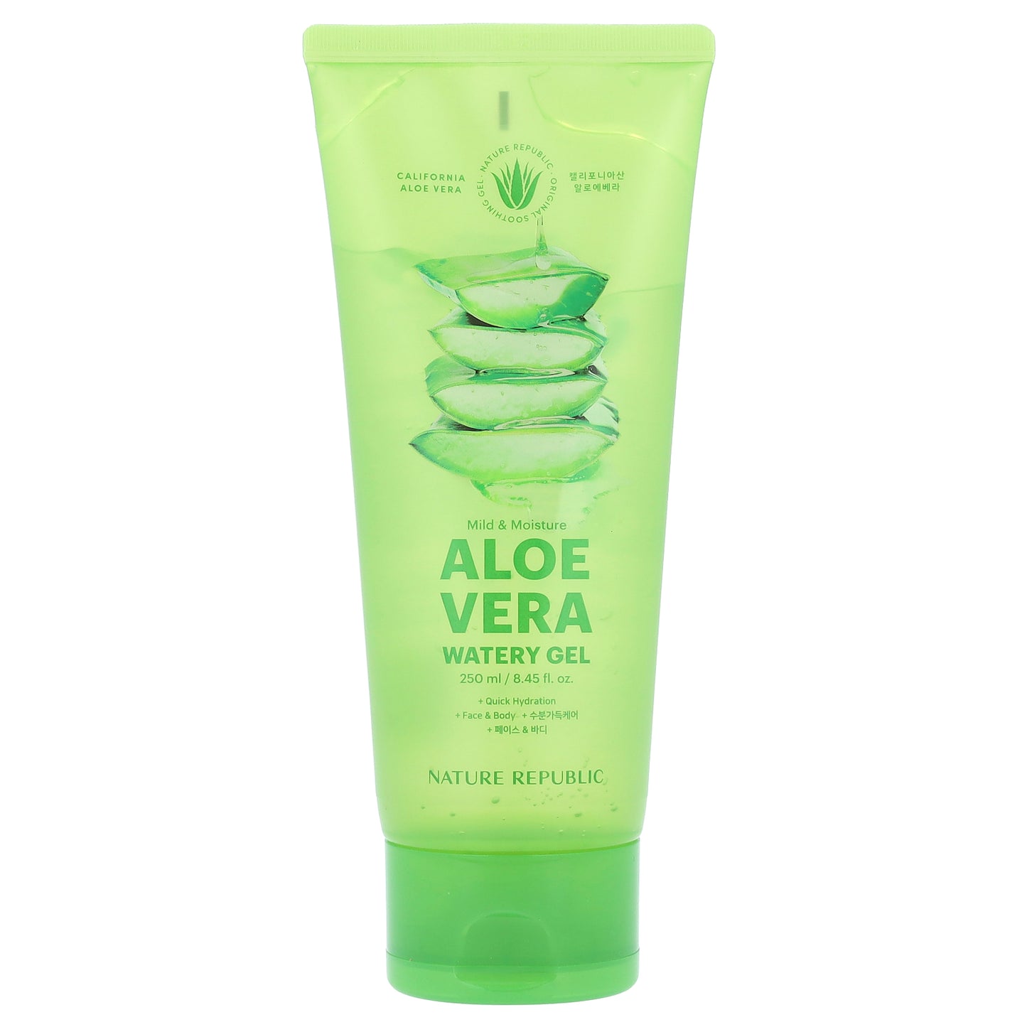 Nature Republic, Mild & Moisture Aloe Vera Watery Gel, 8.45 fl oz (250 ml)