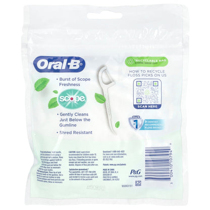 Oral-B, Scope Floss Picks, Fresh Mint, 75 Floss Picks
