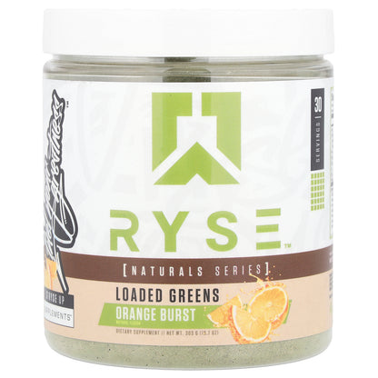 RYSE, Natural Series, Loaded Greens, Orange Burst, 10.7 oz (303 g)