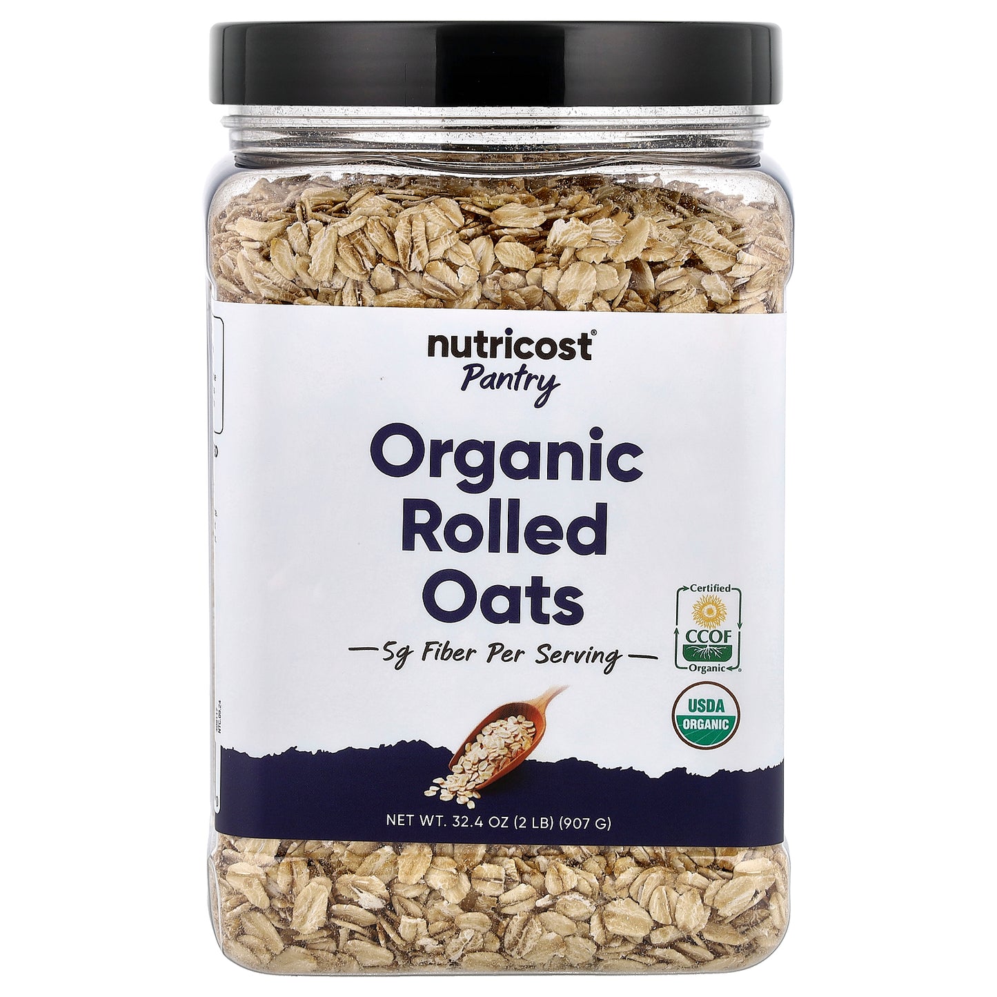 Nutricost, Pantry, Organic Rolled Oats, 32.4 oz (907 g)