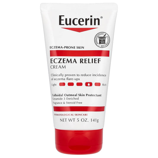 Eucerin, Eczema Relief Cream, Fragrance Free , 5 oz (141 g)