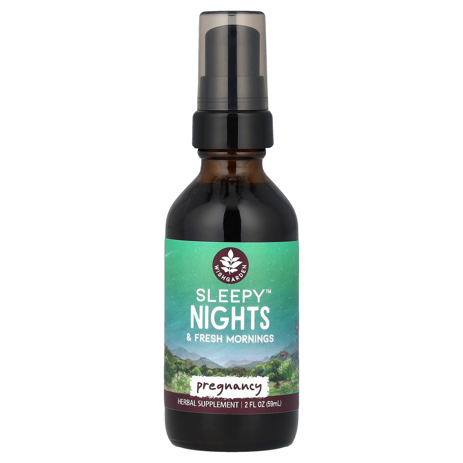 WishGarden Herbs, Sleepy™ Nights & Fresh Mornings, Pregnancy, 2 fl oz (59 ml)