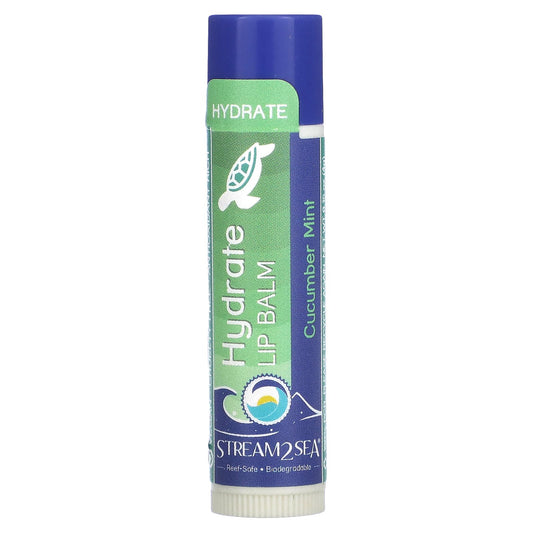 Stream2Sea, Hydrate Lip Balm, Cucumber Mint, 0.15 oz (4 g)