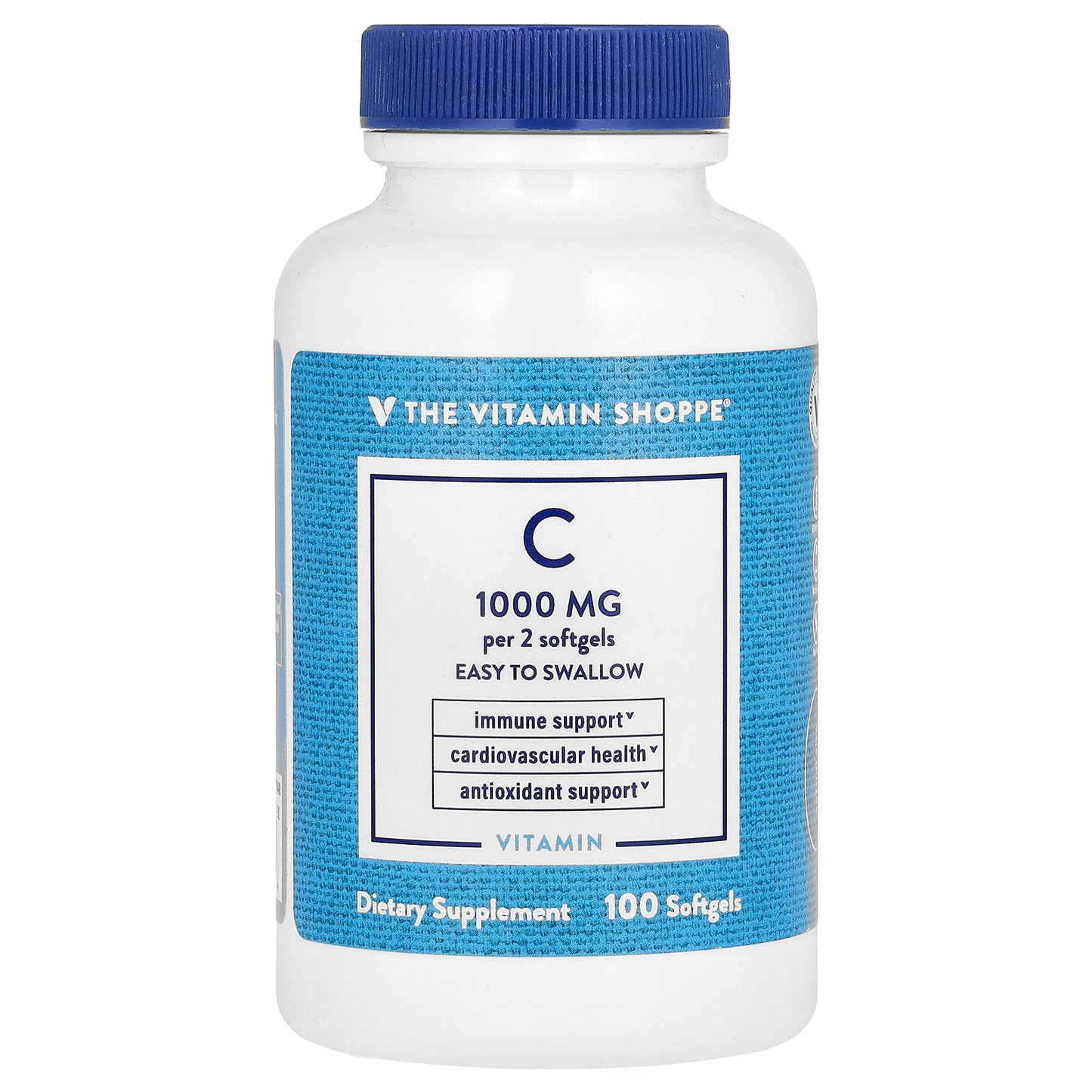 The Vitamin Shoppe, Vitamin C, 1,000 mg, 100 Softgels (500 mg per Softgel)