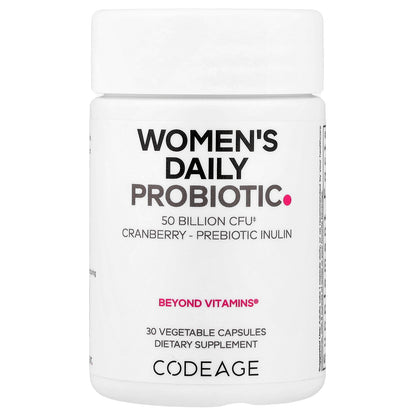 Codeage, Women's Daily Probiotic, 30 Vegetable Capsules