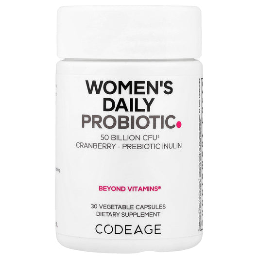 Codeage, Women's Daily Probiotic, 30 Vegetable Capsules