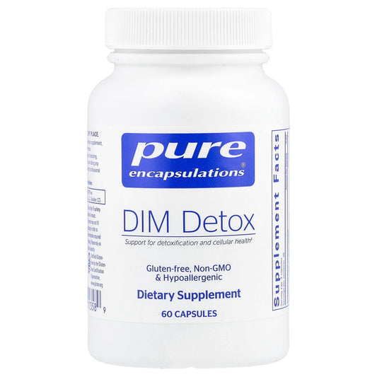 Pure Encapsulations, DIM Detox, 60 Capsules