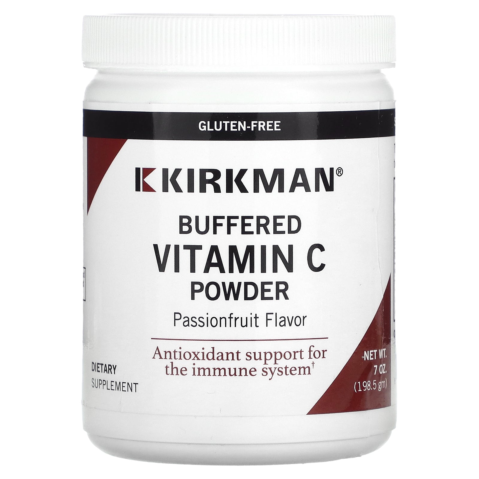Kirkman Labs, Buffered  Vitamin C Powder, Passionfruit, 7 oz (198.5 g)