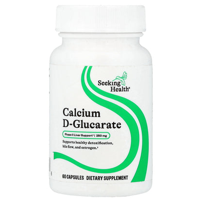Seeking Health, Calcium D-Glucarate, 250 mg, 60 Capsules