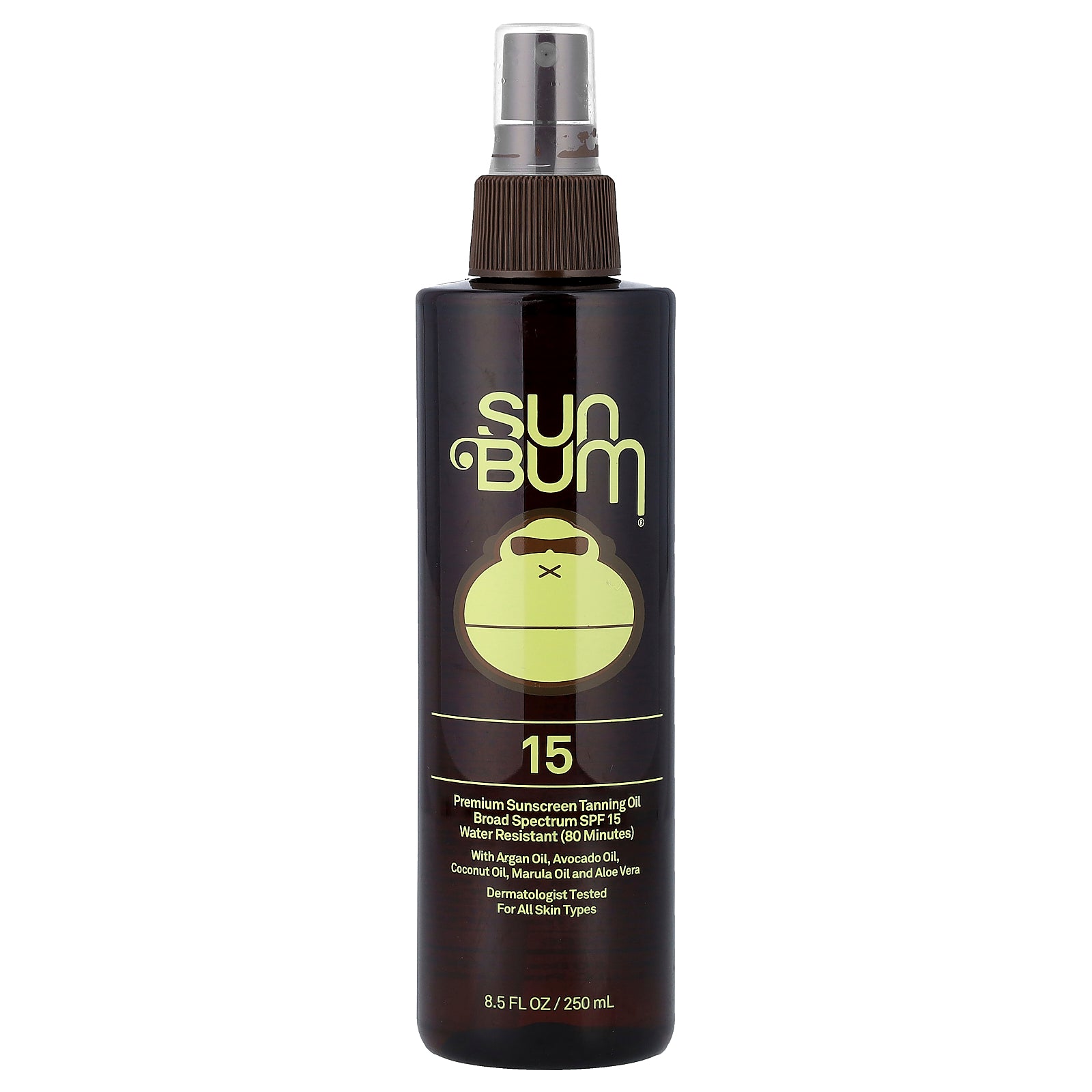 Sun Bum, Premium Sunscreen Tanning Oil, SPF 15, For All Skin Types, 8.5 fl oz (250 ml)