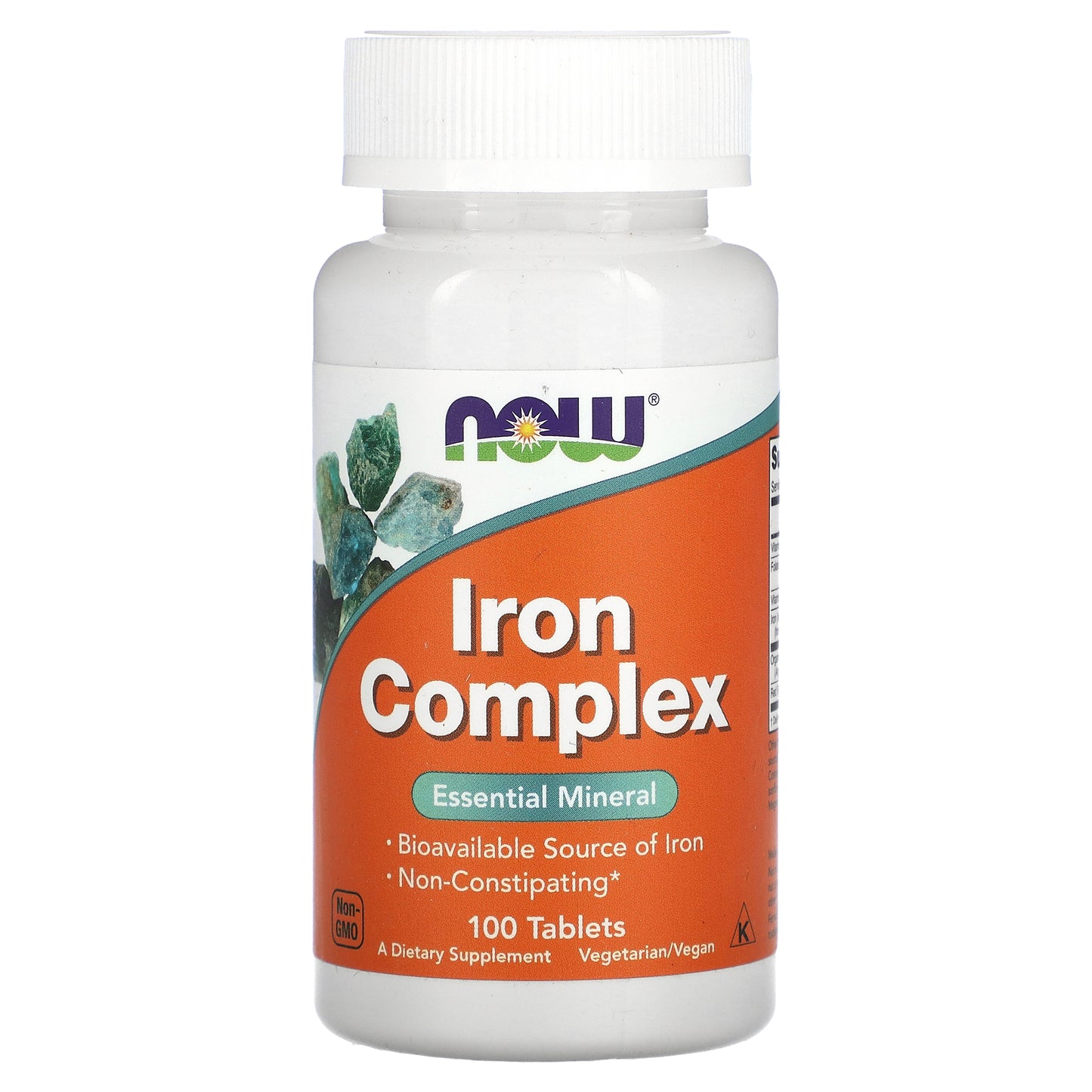 NOW Foods, Iron Complex, 100 Tablets