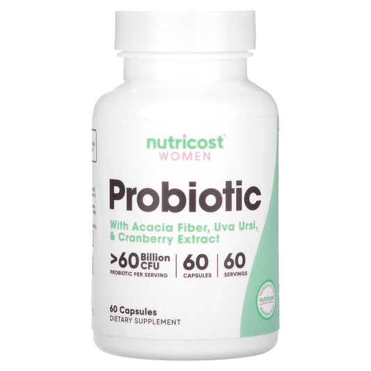 Nutricost, Women, Probiotic , >60 Billion CFU, 60 Capsules