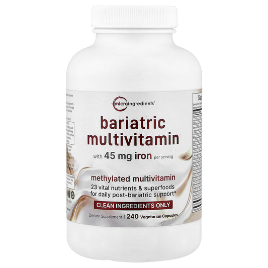 Micro Ingredients, Bariatric Multivitamin, 240 Vegetarian Capsules