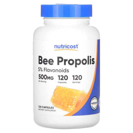 Nutricost, Bee Propolis, 500 mg, 120 Capsules