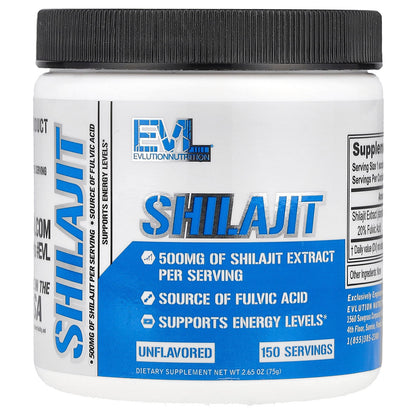 EVLution Nutrition, Shilajit, Unflavored, 2.65 oz (75 g)