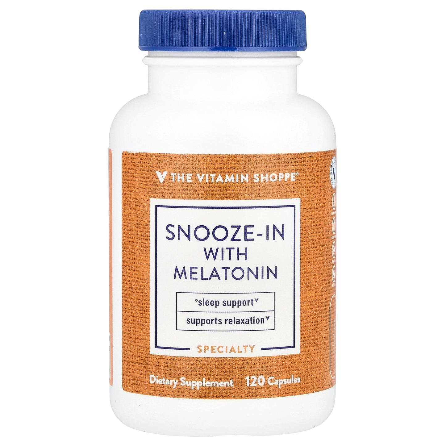The Vitamin Shoppe, Snooze-In With Melatonin, 120 Capsules