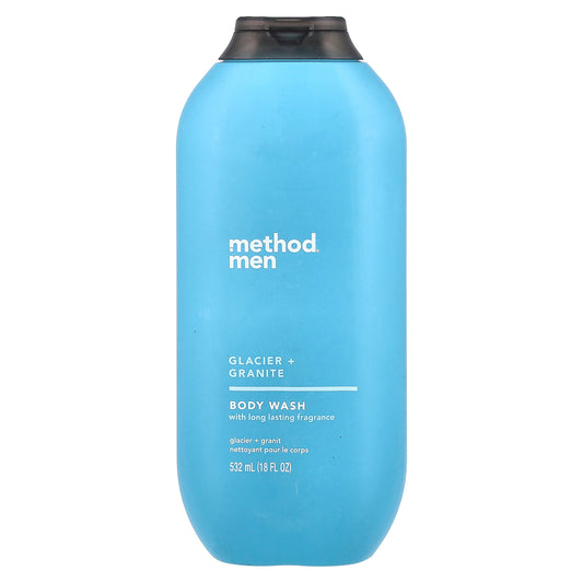 Method, Men, Body Wash, Glacier + Granite, 18 fl oz (532 ml)