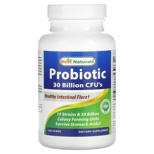 Best Naturals, Probiotic, 30 Billion CFU's, 120 Vcaps