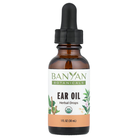Banyan Botanicals, Ear Oil Herbal Drops, 1 fl oz (30 ml)