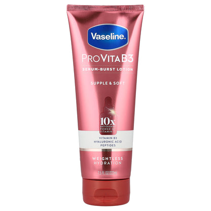 Vaseline, ProVitaB3, Serum-Burst Lotion, Supple & Soft, 7.5 fl oz (222 ml)