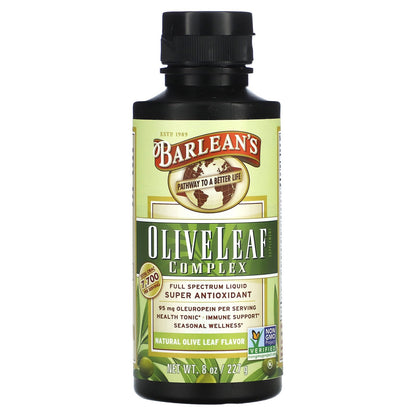 Barlean's, Olive Leaf Complex, Natural Olive Leaf, 8 oz (227 g)