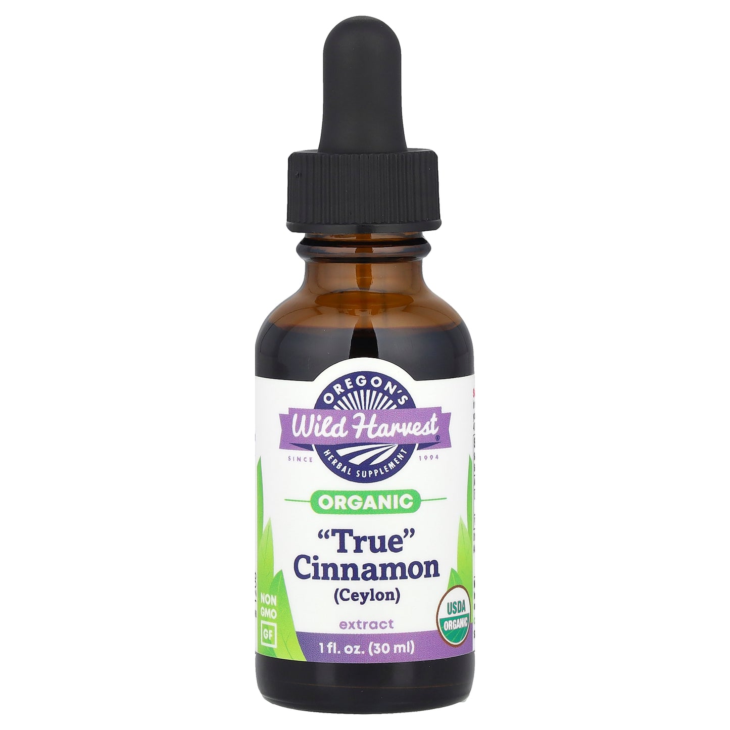 Oregon's Wild Harvest, Organic "True" Cinnamon (Ceylon) Extract, 1 fl oz (30 ml)