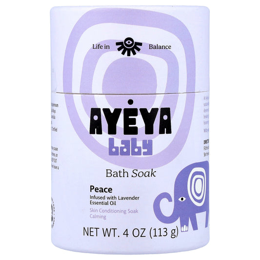 Ayeya, Baby, Bath Soak, Lavender, 4 oz (113 g)