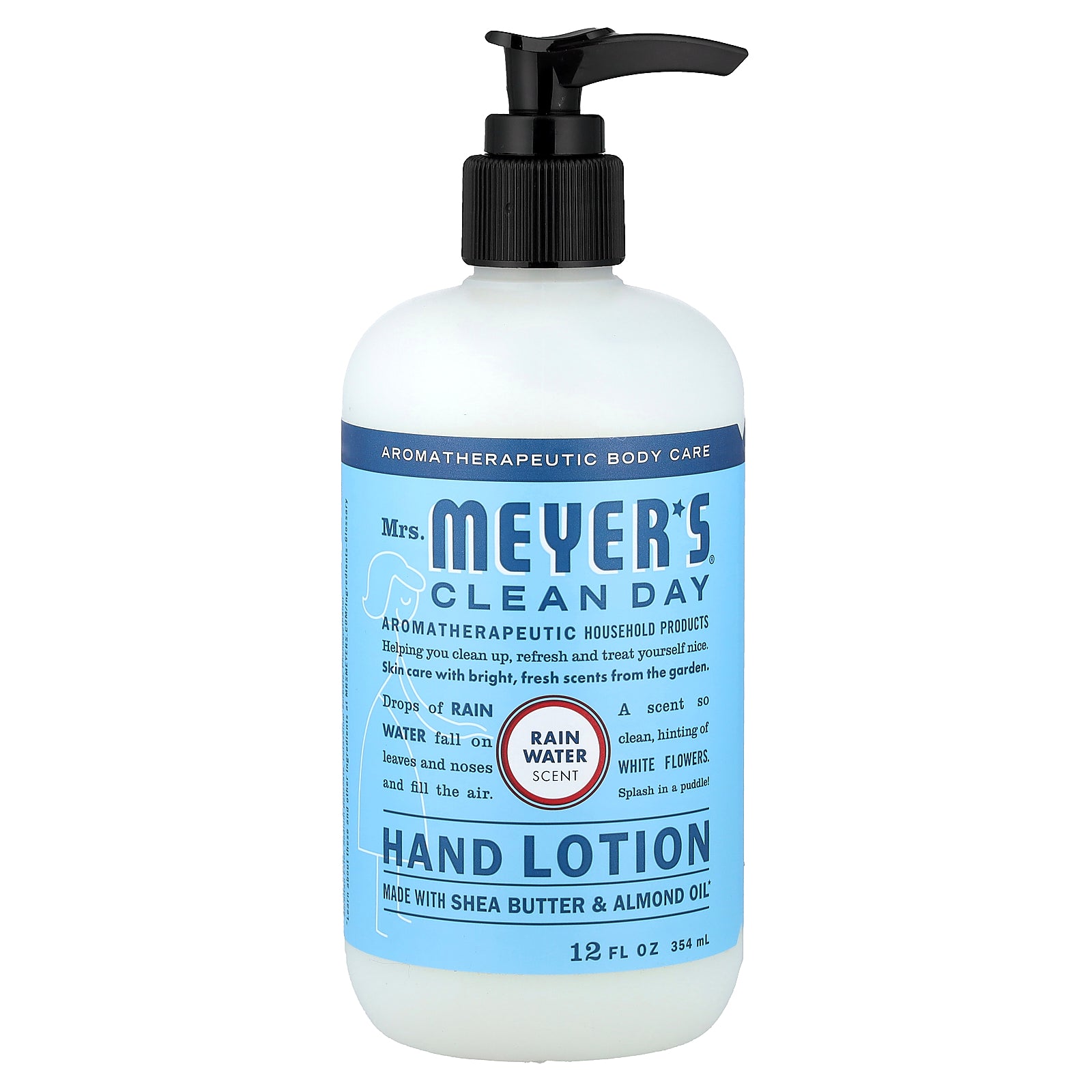 Mrs. Meyers Clean Day, Hand Lotion, Rain Water, 12 fl oz (354 ml)