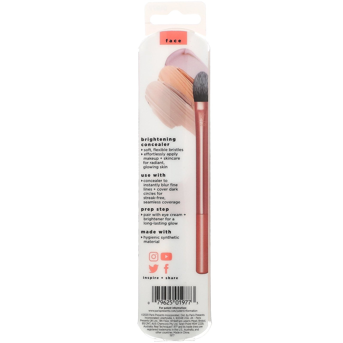 Real Techniques, Brightening Concealer Brush, 1 Brush