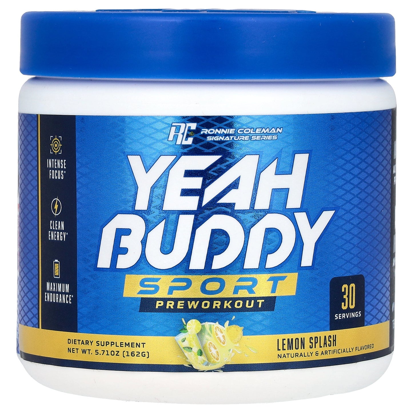 Ronnie Coleman, Signature Series, Yeah Buddy Sport, Preworkout, Lemon Splash, 5.71 oz (162 g)