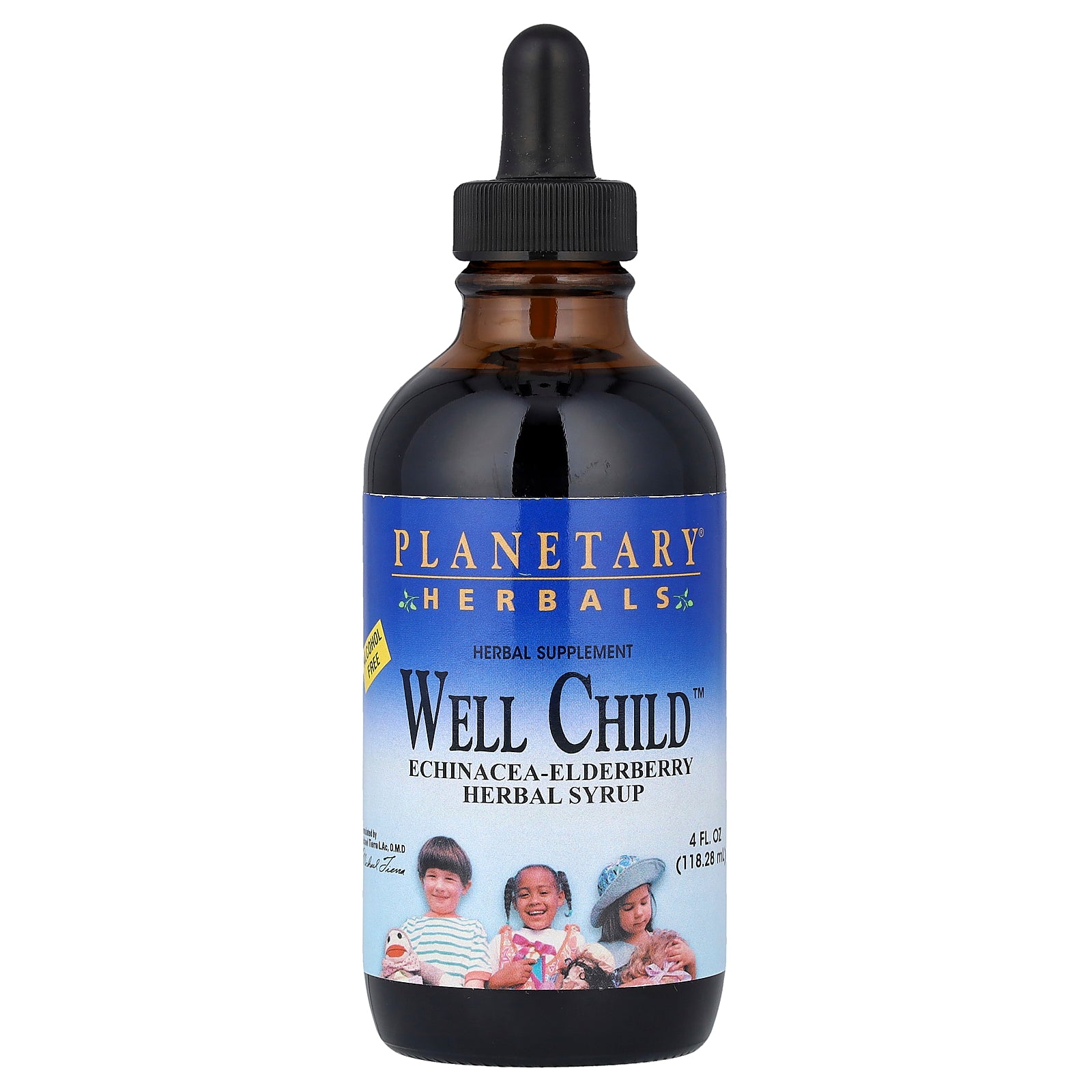 Planetary Herbals, Well Child™, Echinacea-Elderberry Herbal Syrup, 4 fl oz (118.28 mL)