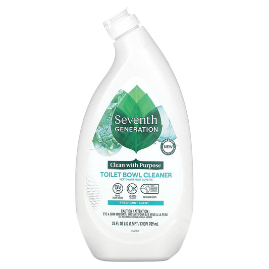 Seventh Generation, Toilet Bowl Cleaner, Fresh Mint, 24 fl oz (709 ml)