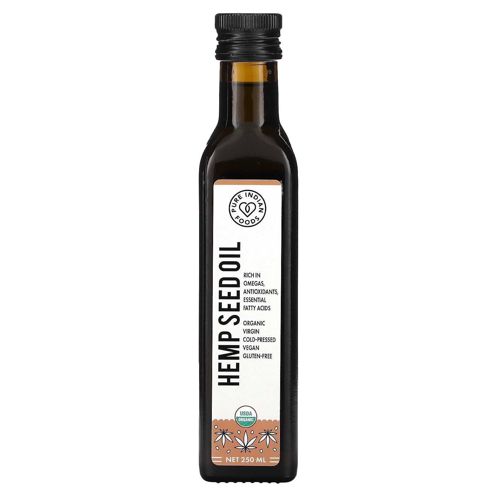 Pure Indian Foods, Hemp Seed Oil, 250 ml