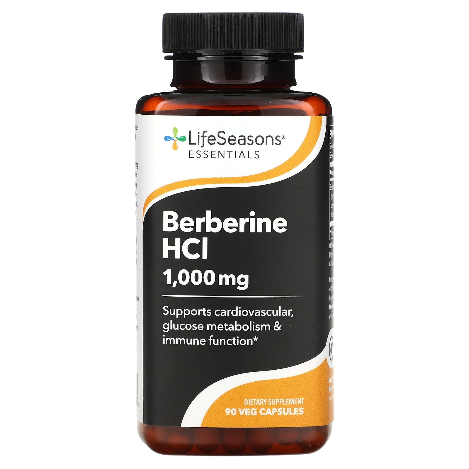 LifeSeasons, Berberine HCl, 90 Veg Capsules (333 mg per Capsule)