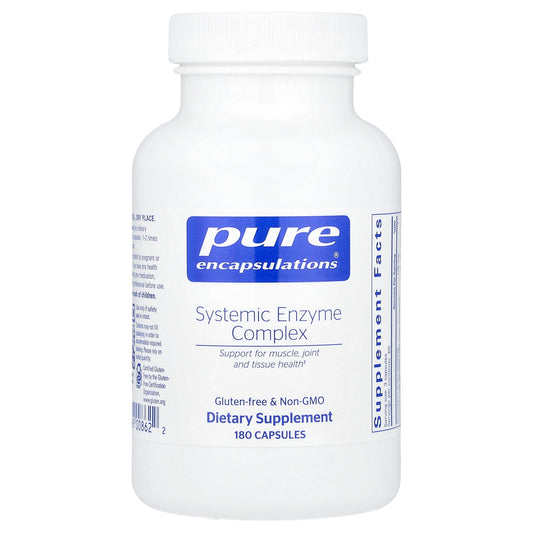 Pure Encapsulations, Systemic Enzyme Complex, 180 Capsules