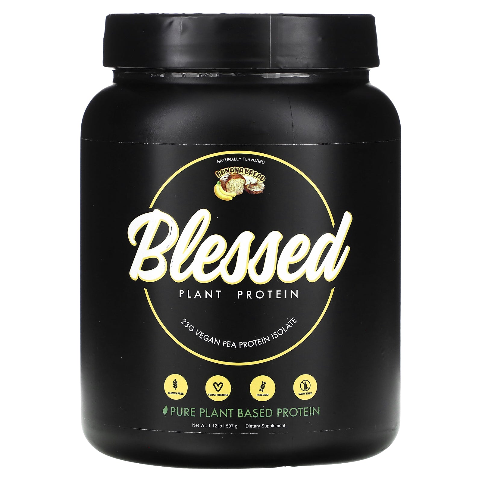 Blessed, Plant Protein, Banana Bread, 1.12 lb (507 g)