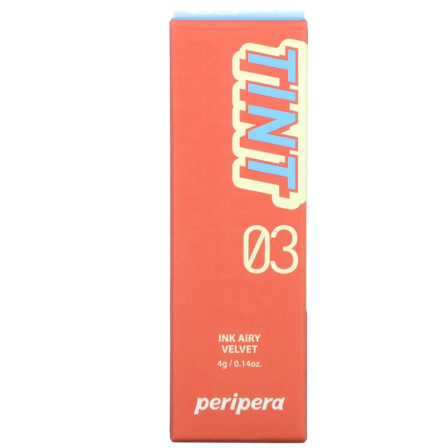 Peripera, Ink Airy Velvet Lip Tint, 03 Cartoon Coral, 0.14 oz (4 g)