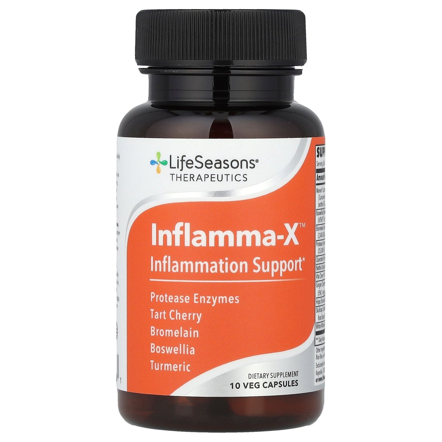LifeSeasons, Therapeutics, Inflamma-X™, 10 Veg Capsules