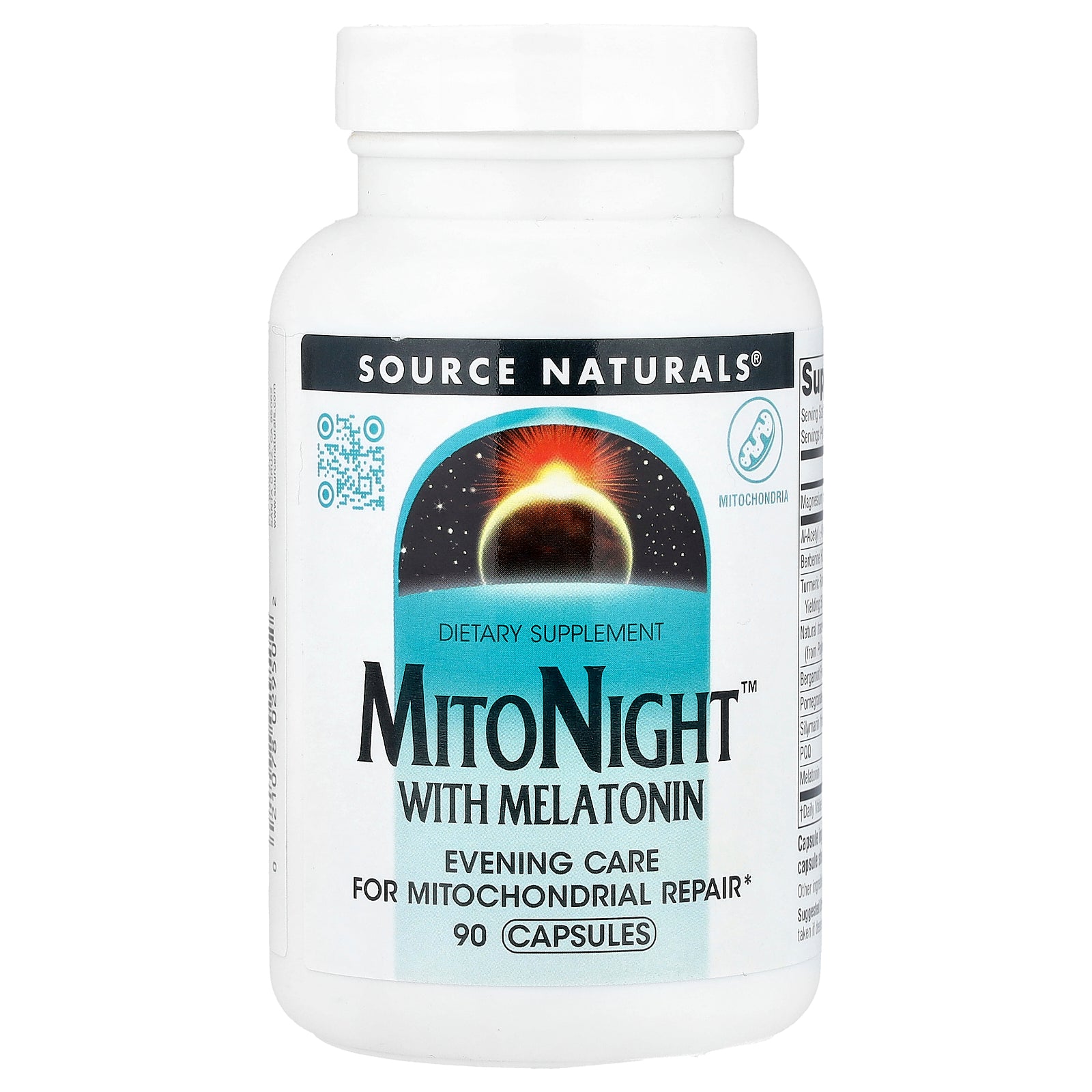 Source Naturals, MitoNight™ With Melatonin, 90 Capsules