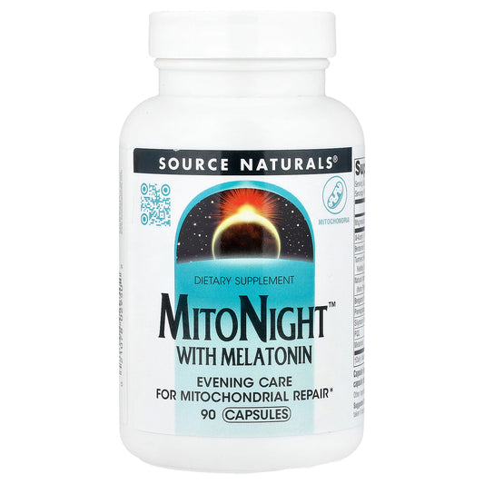 Source Naturals, MitoNight™ With Melatonin, 90 Capsules