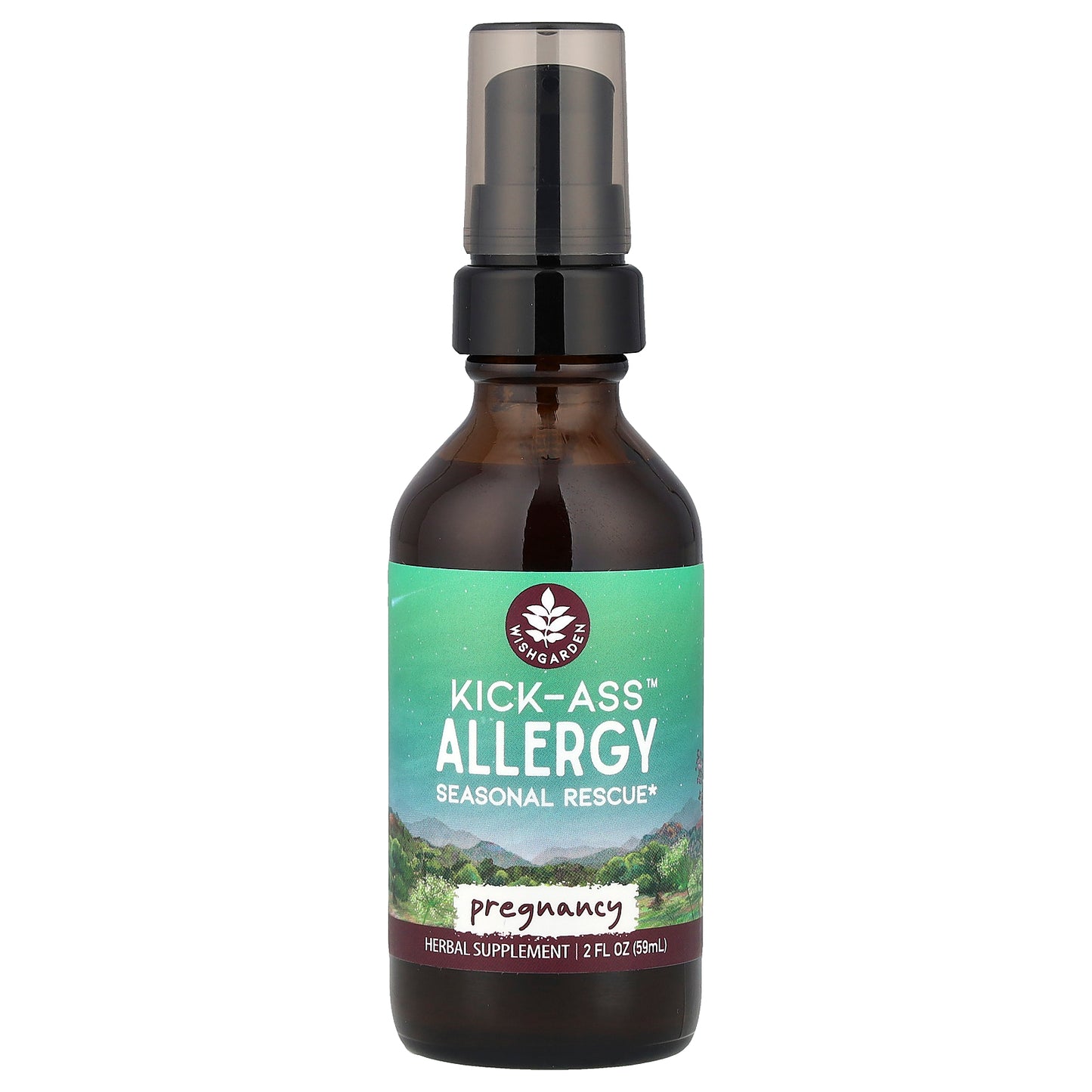 WishGarden Herbs, Kick-Ass™ Allergy, Pregnancy, 2 fl oz (59 ml)