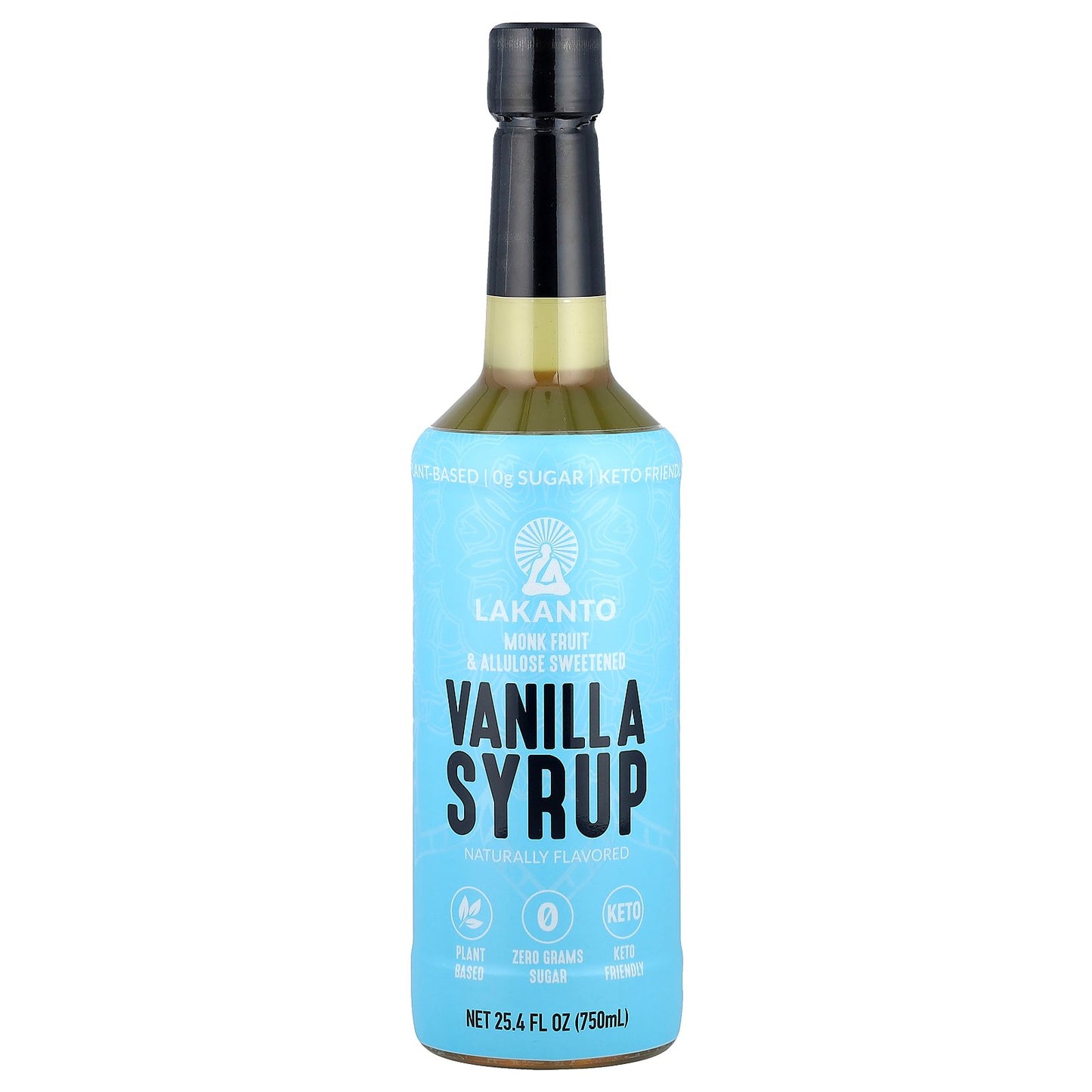 Lakanto, Vanilla Syrup, 25.4 fl oz (750 ml)