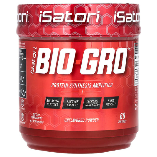 Isatori, Bio-Gro, Protein Synthesis Amplifier, Unflavored, 3.7 oz (90 g)