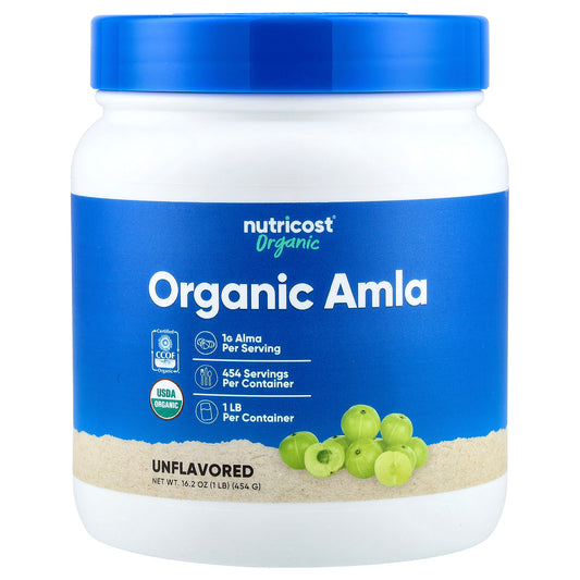 Nutricost, Organic Amla, Unflavored, 16.2 oz (454 g)